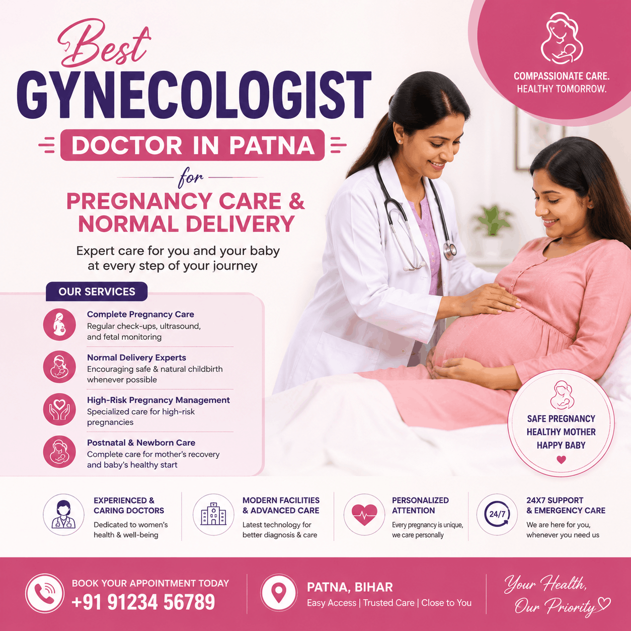 Best Gynecologist Doctor in Patna